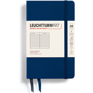 Leuchtturm1917 Notizbuch Pocket, marineblau, 90 x 150 mm, liniert, marineblau - 4004117393808_01_ow