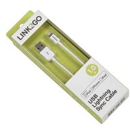 Link2Go câble USB-A - Lightning, 1 m - 7613058028402_02_ow
