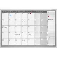 Planning mensuel, horizontal