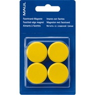 Maul Magnete, 30 mm, gelb, 4 Stück - 4002390027281_01_ow