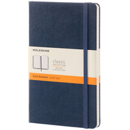 Moleskine Classic Notizbuch, Hardcover, A5, liniert, saphirblau - 8051272893601_01_ow