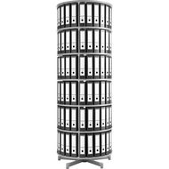 Ordnerdrehsäule Depotfile, Ø 80 cm, 6 Etagen