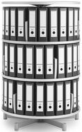Ordnerdrehsäule Multifile®, Ø 80 cm, 3 Etagen