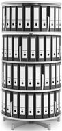 Ordnerdrehsäule Multifile®, Ø 80 cm, 4 Etagen