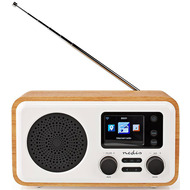 Internetradio RDIN2000WT, weiss/Holz
