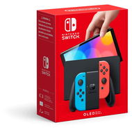 Switch OLED-Modell Spielkonsole, neon rot/neon blau