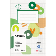 Carnet de notes, 2 colonnes