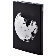 nuuna Graphic L carnet de notes, Moon, cuir, 165 x 220 mm, pointillé, noir - iba4260358555003_02