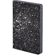 nuuna Graphic S carnet de notes, Milky Way, cuir, 108 x 150 mm, pointillé, noir - iba4260358552828_01