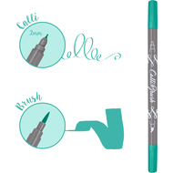 ONLINE feutre CalliBrush Double Tip, turquoise - 4014421190673_03_ow