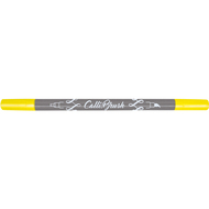 ONLINE Filzstift CalliBrush Double Tip, fluo yellow - 4014421190536_01_ow