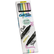 Kalligrafiestifte Calli. Brush Twin, Pastell, 5 Stück