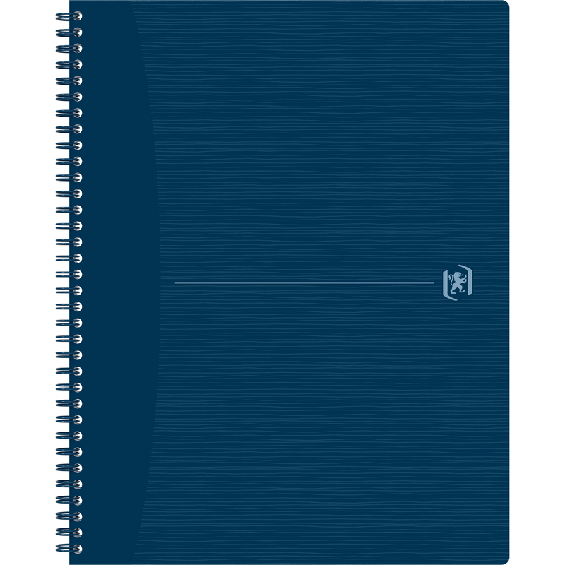 Oxford Cahier Bloc-notes A4, ligné, bleu