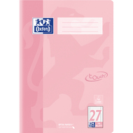 Oxford Schulheft, A4, liniert mit Rand, pastell koralle - 4006144075603_01_ow