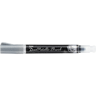 Pentel stylo à pinceau Dual Metallic Brush, argenté - 4902506377340_02_ow