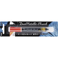 Pentel stylo à pinceau Dual Metallic Brush, orange - 4902506377302_03_ow