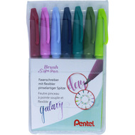 stylos à pinceau Brush Sign Pen, Galaxy, étui de 7