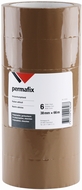 Permafix Verpackungsband, 6 Stück, 38 mm x 66 m - 7611709418268_01_ow