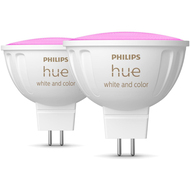 Hue Ampoules MR16 White & Color Ambiance, GU5.3, 2000 - 6500K, 6.3W, 2 pièces