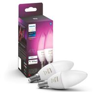 Hue Ampoules White & Color Ambiance, E14, Bluetooth, 2 pièces
