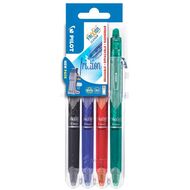 stylo roller FriXion Clicker Set2Go, 4 pièces