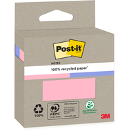 Haftnotizen Recycling, pink/blau
