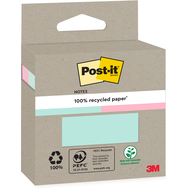 Haftnotizen Recycling, rosa/grün