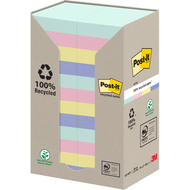 notes adhésives Recyclé, Rainbow pastel