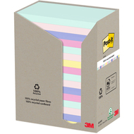 notes adhésives Recyclé, Rainbow pastel