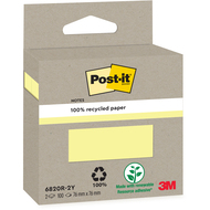 Notes adhésives Recycling, jaune