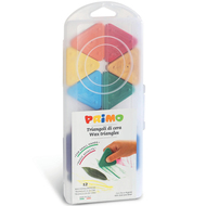 Craie à la cire E-12, triangles, 12 pièces