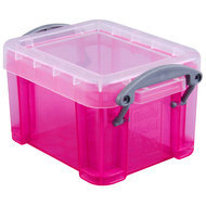 Really Useful Box Aufbewahrungsbox, 0.14 l, pink - 5060231634004_01_ow