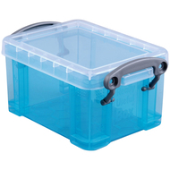 Really Useful Box Aufbewahrungsbox, 0.3 l, azur - 5060231633007_01_ow