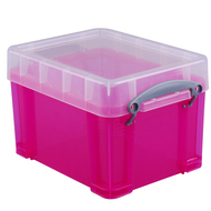 Really Useful Box Aufbewahrungsbox, 3 l, pink - 5060231633816_01_ow