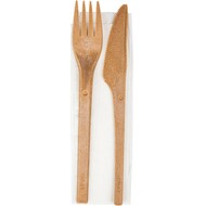 Service de couverts, marron, 25 pièces