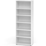 Regal Tarys, 6 Ordnerhöhen, 80 cm, Faltrückwand