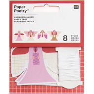 Étiquettes cadeau set, ange