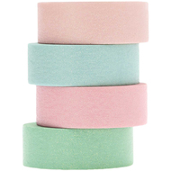 Washi Tape Glitter, pastel, 4 pièces