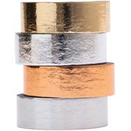 Washi Tape métallique, 4 pièces