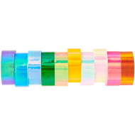 Washi Tape Mirror Rainbow, 10 pièces