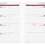 Feuilles hebdomadaires 2026 Timing 2