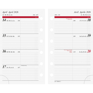 Feuilles hebdomadaires 2026 Timing 3