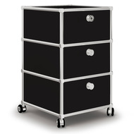 Rollcontainer VEROM, 3 Schubladen, 40 cm