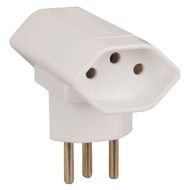 S-Electro prise de dérivation 2x T13, blanc