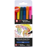 Pinselstifte Koi Coloring Brush Pen, 6er Etui