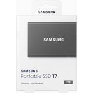 Samsung disque dur externe SSD Portable T7, gris, 1000 GB, USB 3.2, 1 pièces - 8806090351679_04_ow