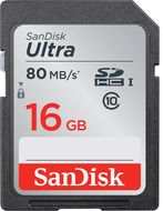 SanDisk carte mémoire SDHC Ultra, 16GB