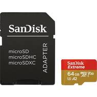 SanDisk Speicherkarte Extreme microSDXC + SD-Adapter - 619659170738_01_ow
