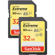 SanDisk Speicherkarte Extreme SDHC, 32GB, 2er Pack
