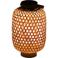 lanterne solaire bambou